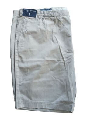 Polo by Ralph Lauren Men’s Big & Tall Classic Fit Cotton Chino Shorts Sand 54/6